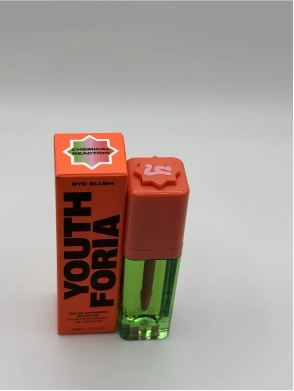 Youthforia BYO Blush Color Changing Blush Oil Chemical Reaction 6.5ml NIB